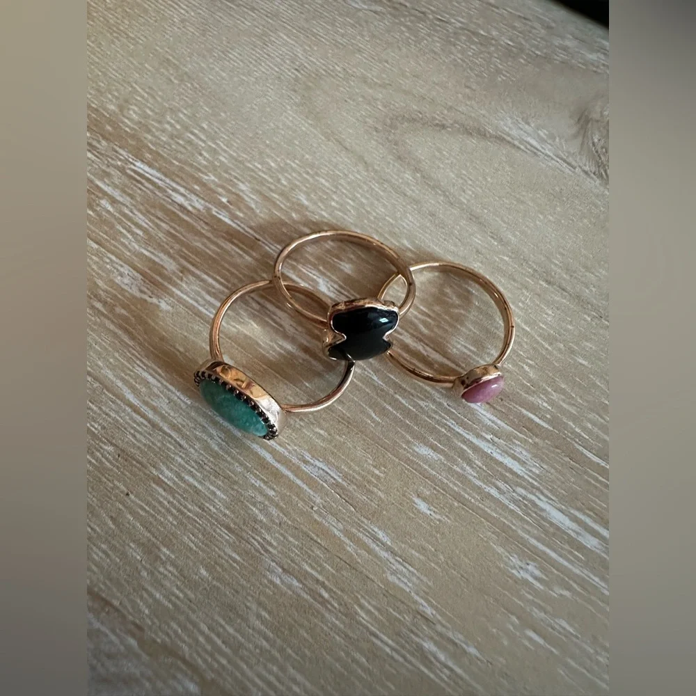 TOUS Vermeil set of 3 rings - Picture 2 of 2
